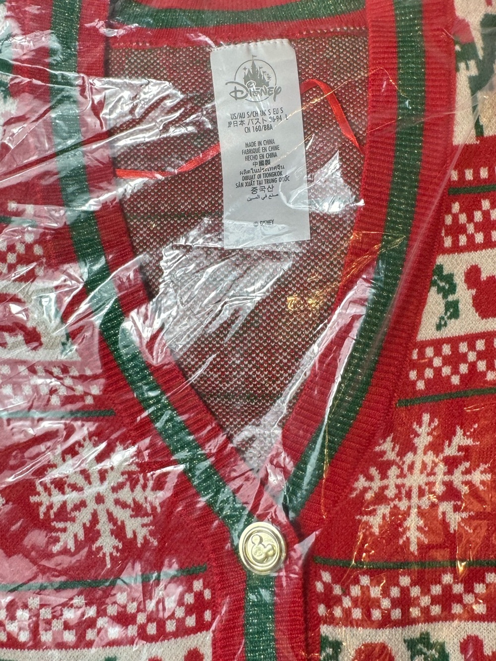 NEW Mickey Mouse Icon Holiday Cardigan - Picture 7 of 11